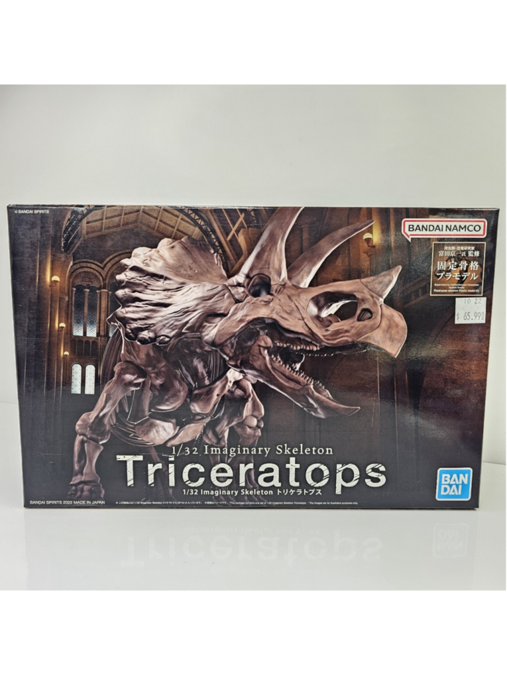 NEW Bandai Namco 1/32 Imaginary Dinosaur Skeleton Triceratops Model Kit